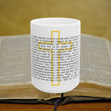 Psalm 94 Full Text - 15oz Coffee Mug